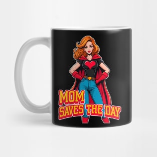 Mom saves the day Hero Mug